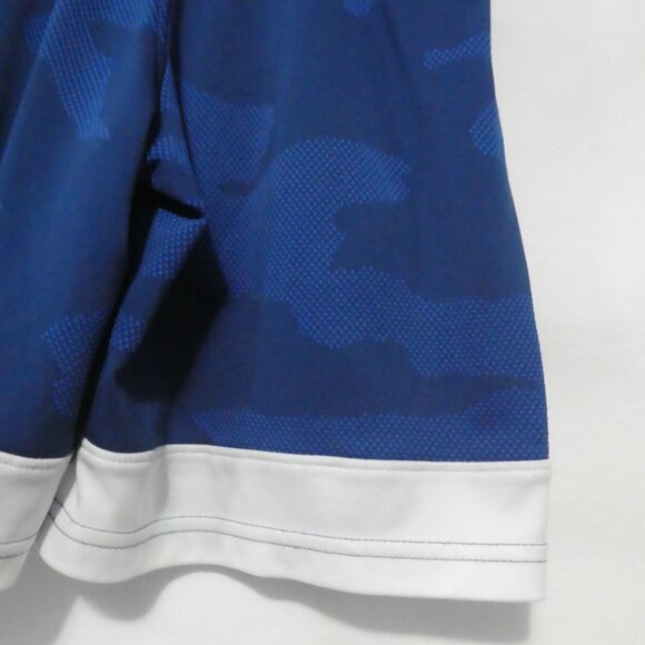 UNDER ARMOUR -Loose | youth xs - extra small | Blue Camo Exercise Shorts - Picture 14 of 14